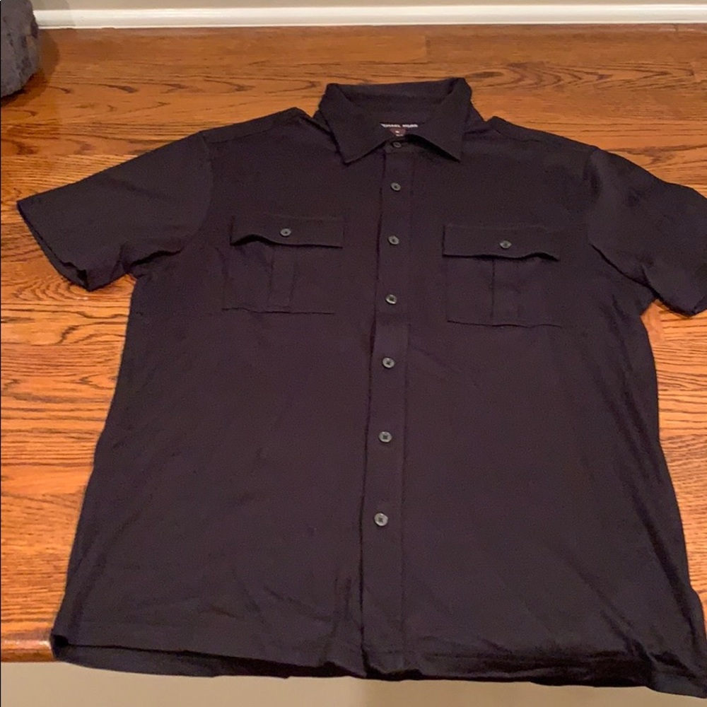 Michael Kors short-sleeve button down, M